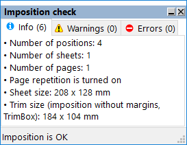 Imposition check