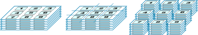 Print multiple pages on one sheet