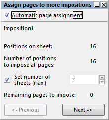 More imposition assignment