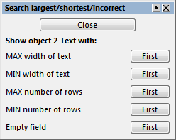 Search object